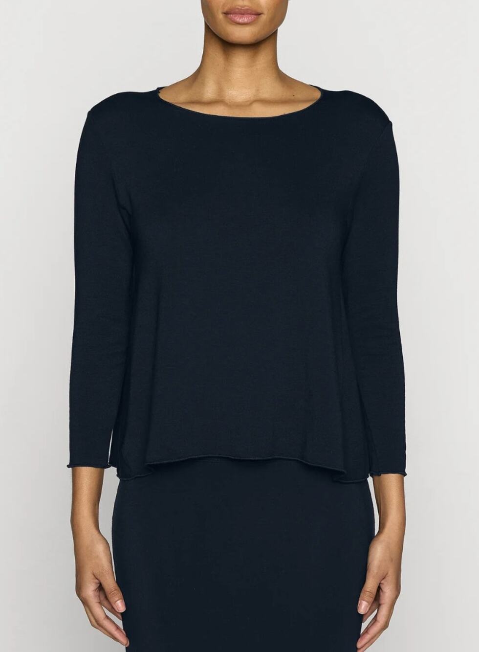 Bleusalt Malibu the Barbra Top Navy Minimalist Classic Large